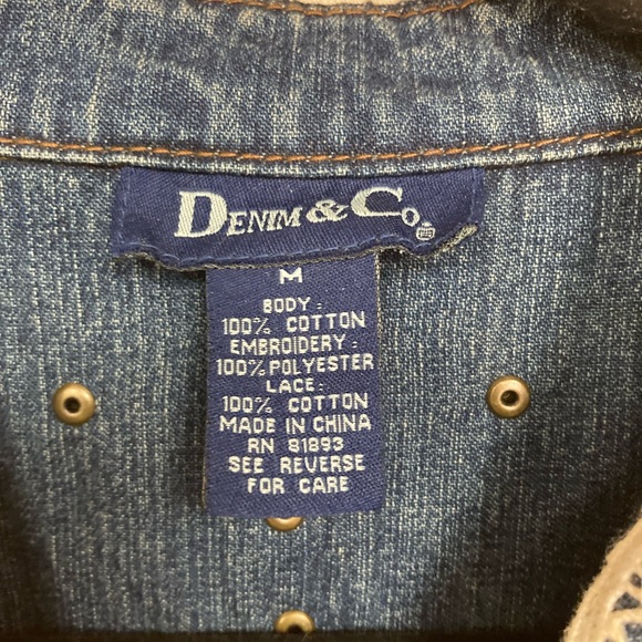 Denim & Co. Jean Jacket - Picture 3 of 8